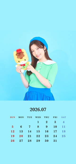 CALENDAR 2026.07 Smartphone