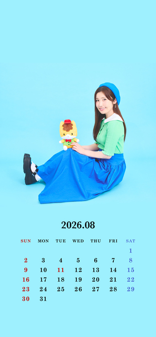 CALENDAR 2026.08 Smartphone
